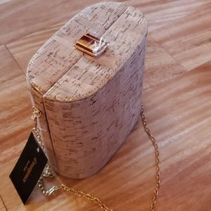 NWT D'margeaux Genuine Cork Crossbody Purse
